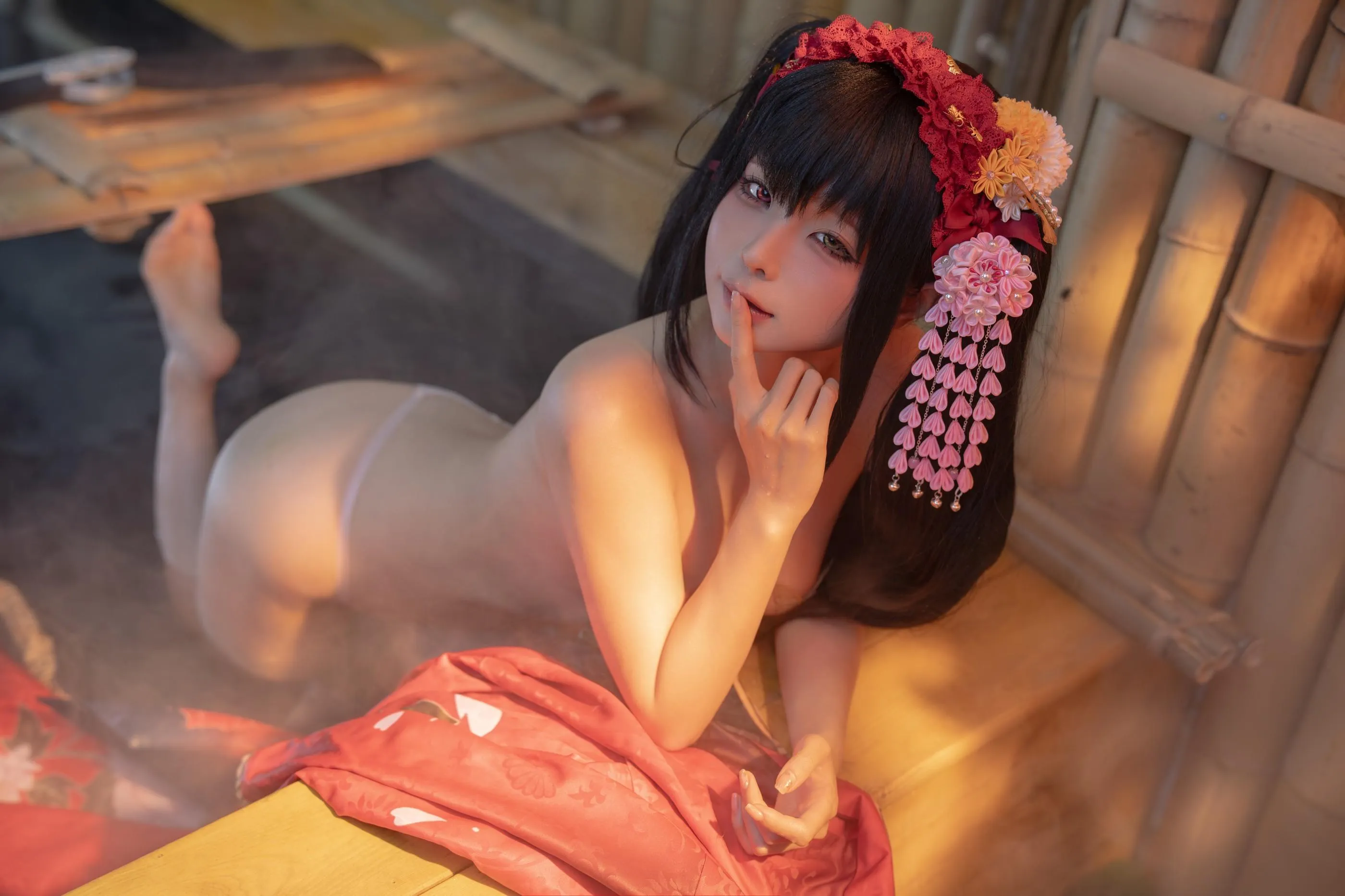 蠢沫沫 – NO.304 狂三和服cos-狂三 正片 [147P]插图3